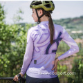 Fussball grid Liichtgewiicht laang Sleeve Jersey fir Fraen